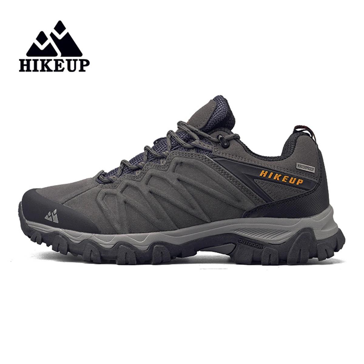 Chaussures de randonnée HIKEUP en cuir pour homme - Durables et polyvalentes en plein air