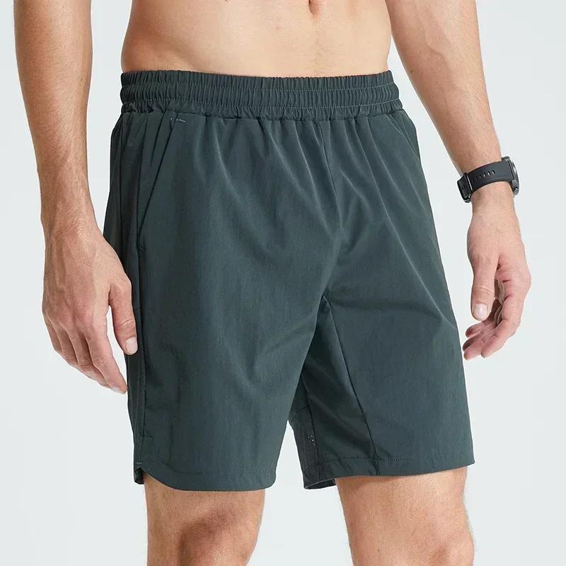 Shorts de sport respirants pour hommes, pantalons de survêtement à séchage rapide, jupes élastiques