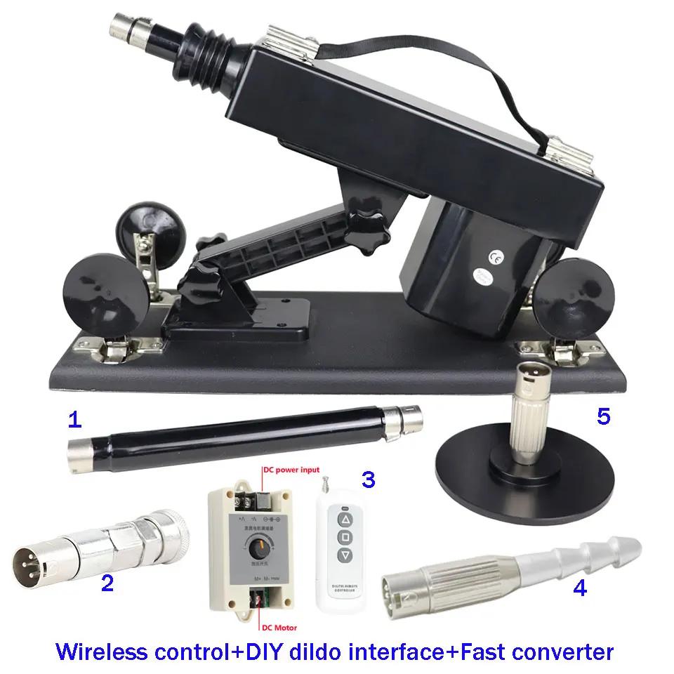 Machine Sexuelle Filaire/Sans Fil pour Femme, Pistolet à Pompe existent, 3XLR, pour Adultes, avec Gr