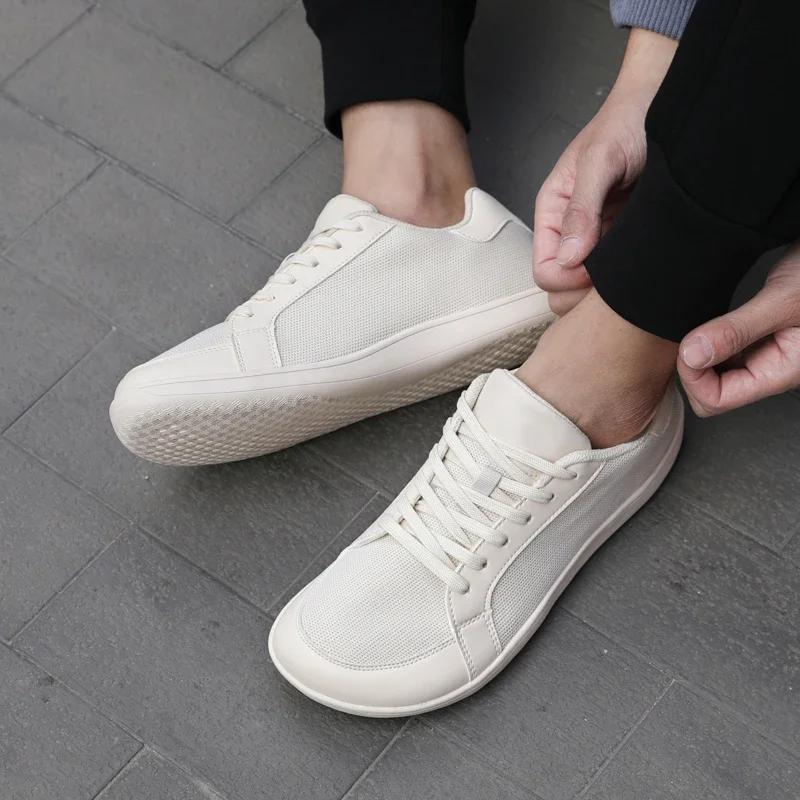 Chaussures Décontractées Bout Large Homme Femme - Semelle Souple Antidérapante pour Marche Confortable