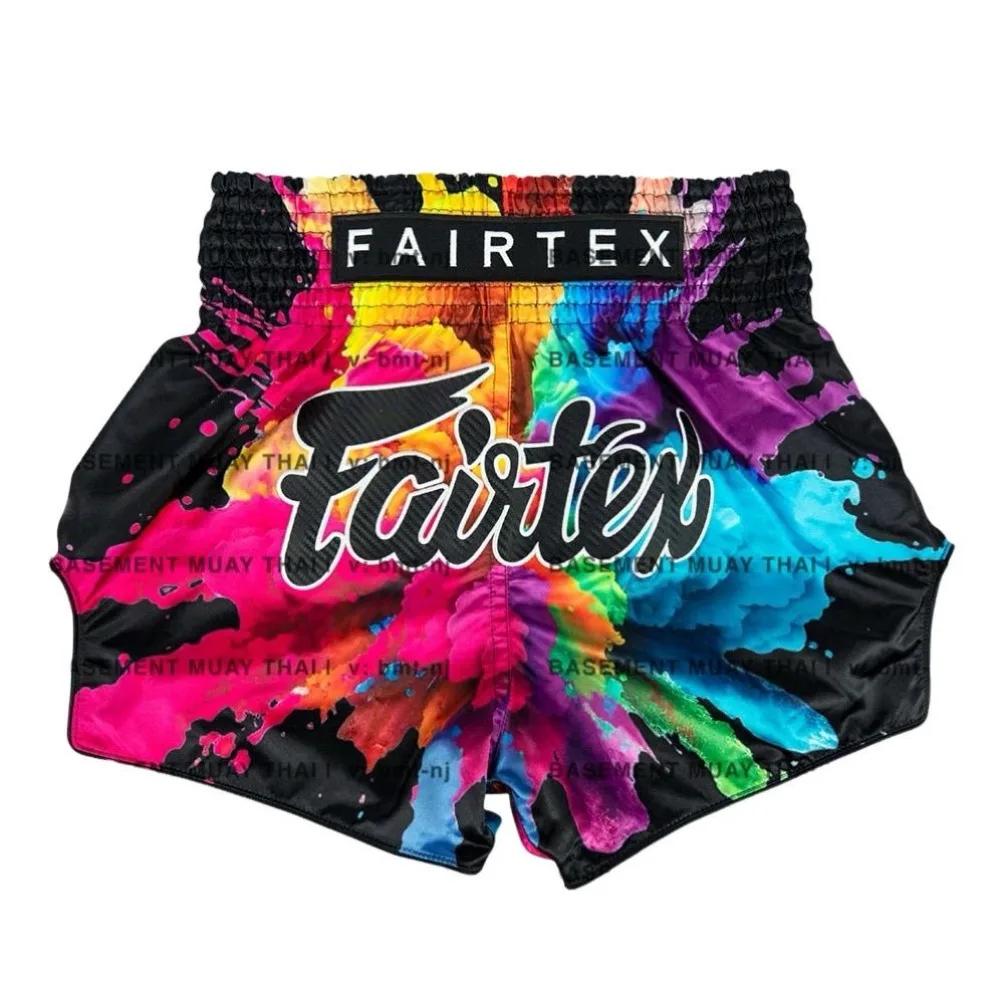 Authentiques shorts thaïlandais Fairtex-Kickboxing pour hommes et femmes adultes – Shorts d'entraîne