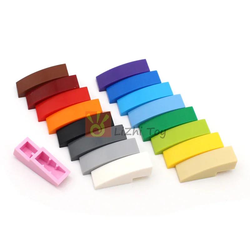 20 pièces MOC Compatible avec l'assemblage de particules 50950 pente incurvée 3x1 blocs de construct
