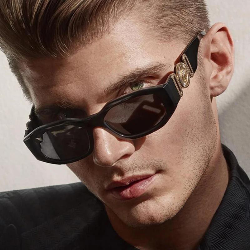 Vintage carré luxe petite monture lunettes de soleil hommes femmes Rectangle marque Design mode carr