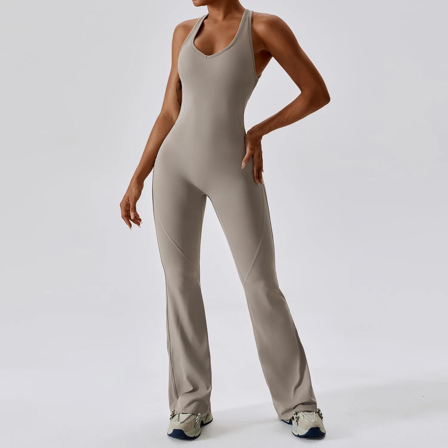 Femmes formation Yoga costume vêtements de sport ensemble de gymnastique femmes 1 pièces combinaison