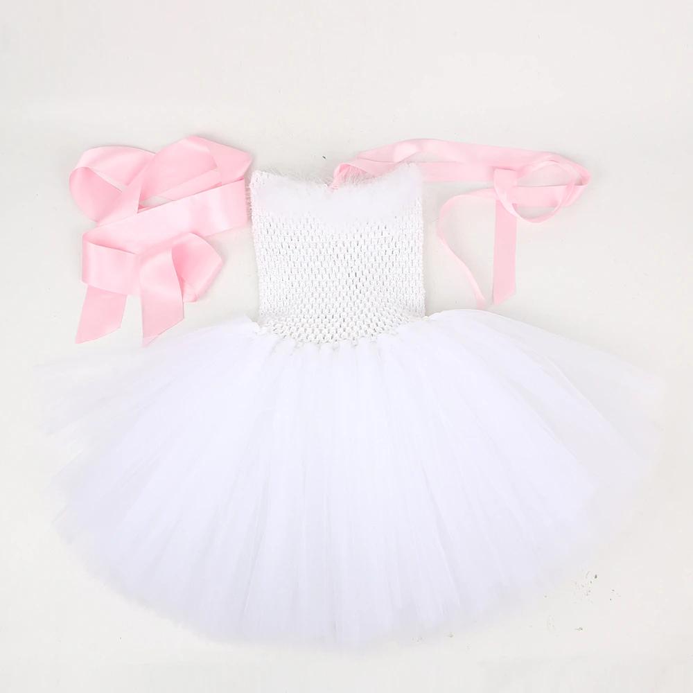 Costumes de lapin blanc pour bébés filles, robe fantaisie de vacances de pâques, tenue d'halloween p