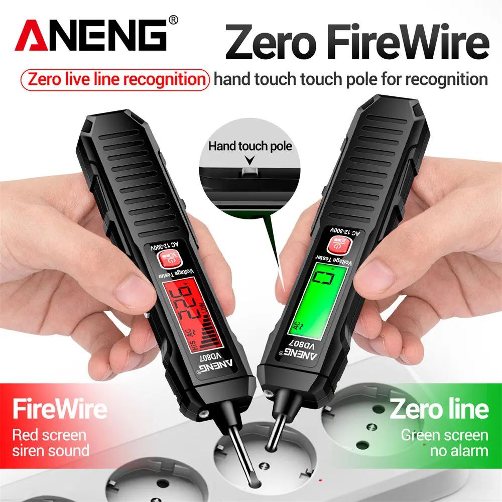 ANENG-Testeur de stylo électrique intelligent portable VD807, outils de détection de fil sans contac