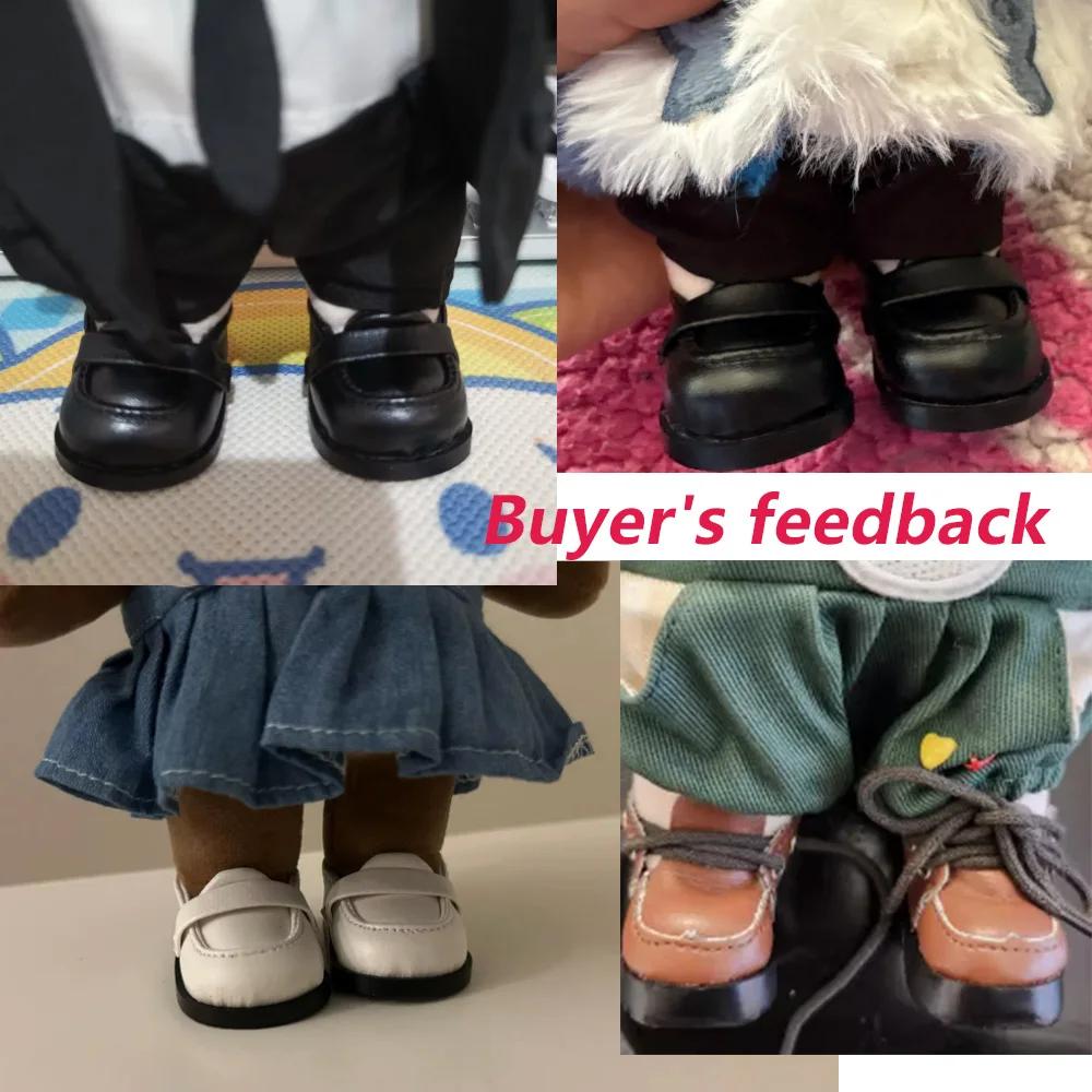 Bottes en cuir PU pour poupées BJD 1/12, chaussures en coton beurre, baskets décontractées, mini cha
