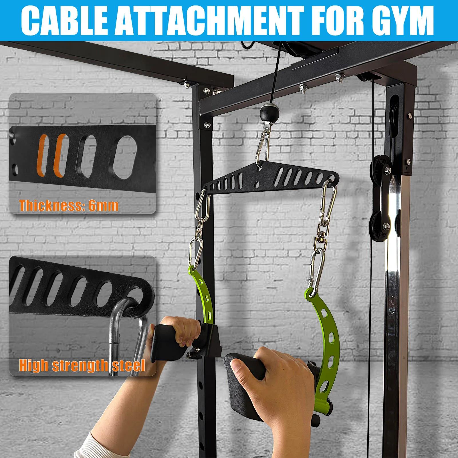 Barre de descente multi-grip LAT rib pour salle de sport à domicile, plaque d'épandage de fitness, a