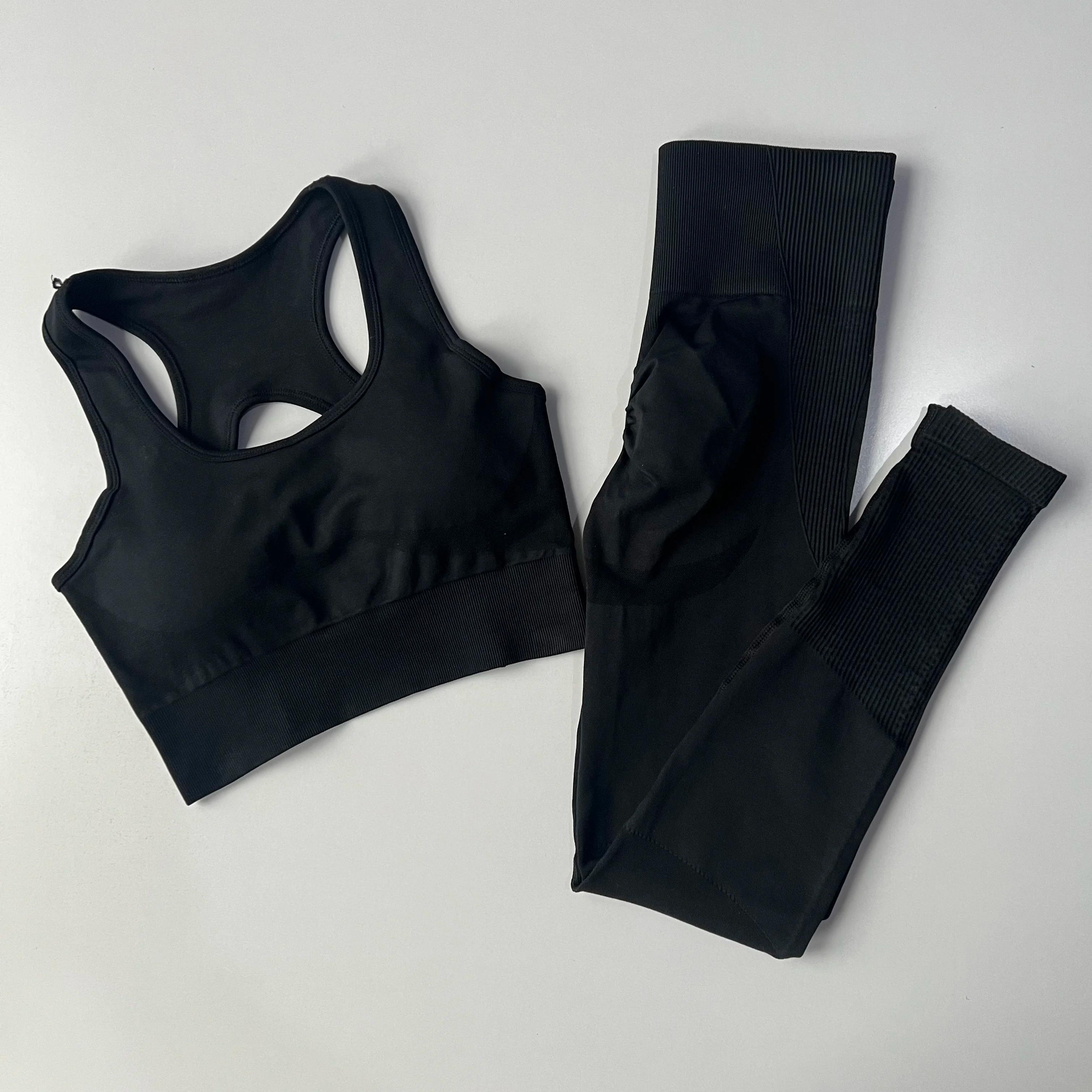Soutien-gorge de sport antichoc, Leggings, Fitness professionnel, beauté du dos, séchage rapide, tai