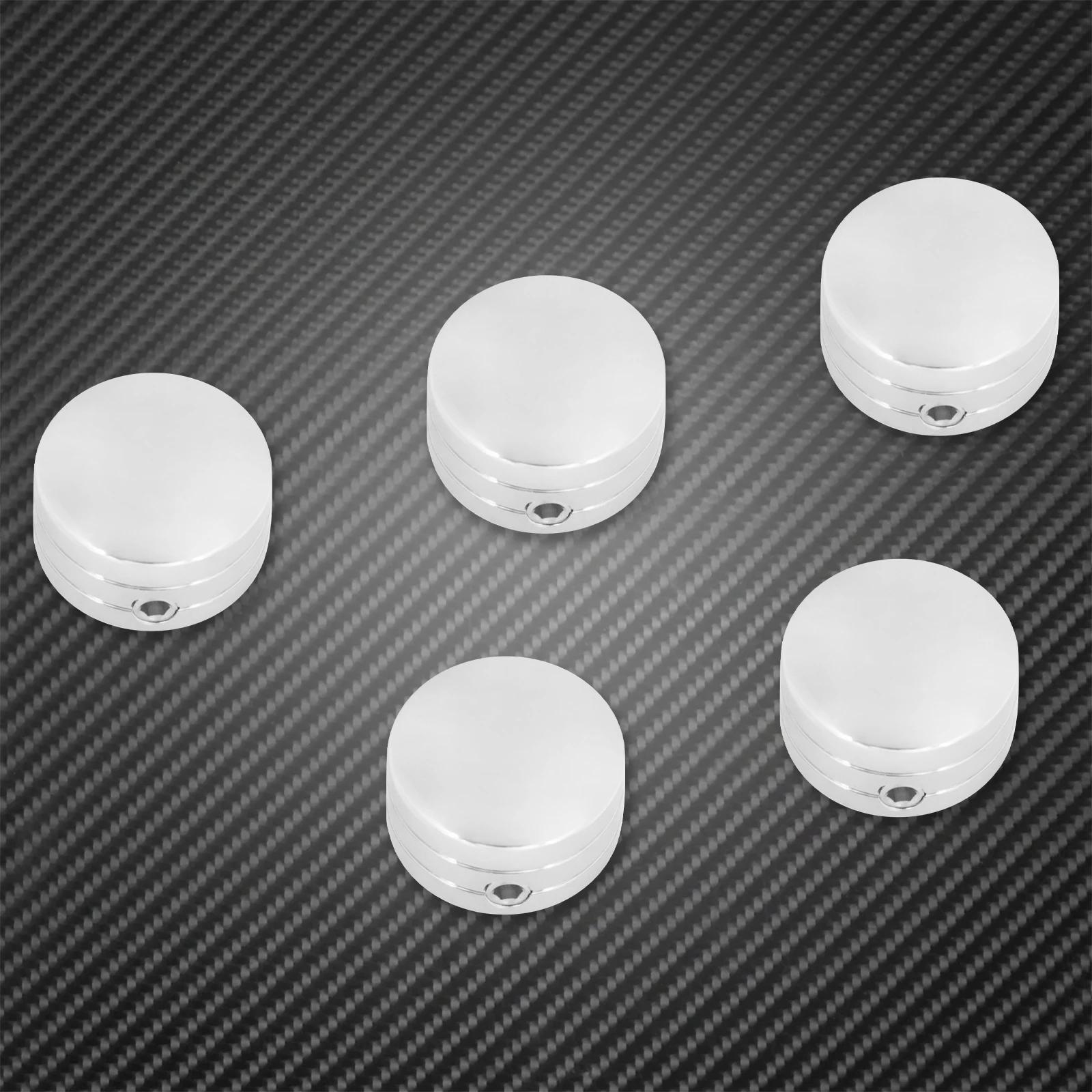 Kit de couvercle de capuchon de boulon plat de pignon arrière de moto pour Harley Touring Road King