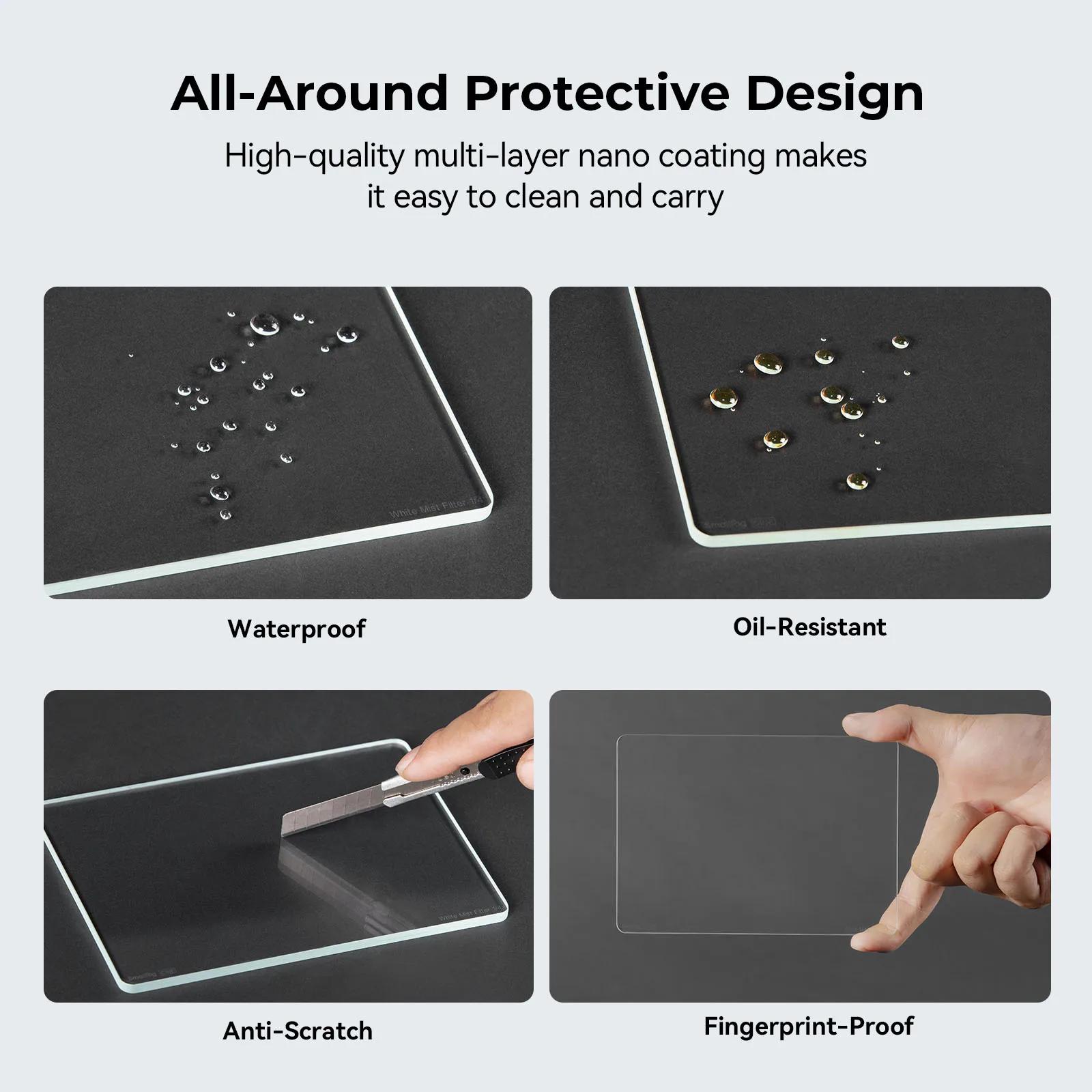 SmallRig CINE-Filtre à brouillard blanc 5.65, verre B270, compatible avec boîte de 256, 4x1/8 pouces