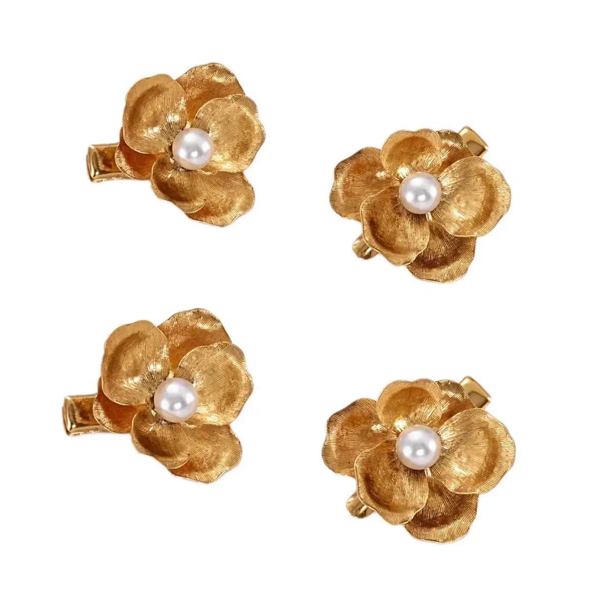 Peigne à cheveux de luxe en perles de Style français, pince à cheveux Noble de luxe, accessoire de c