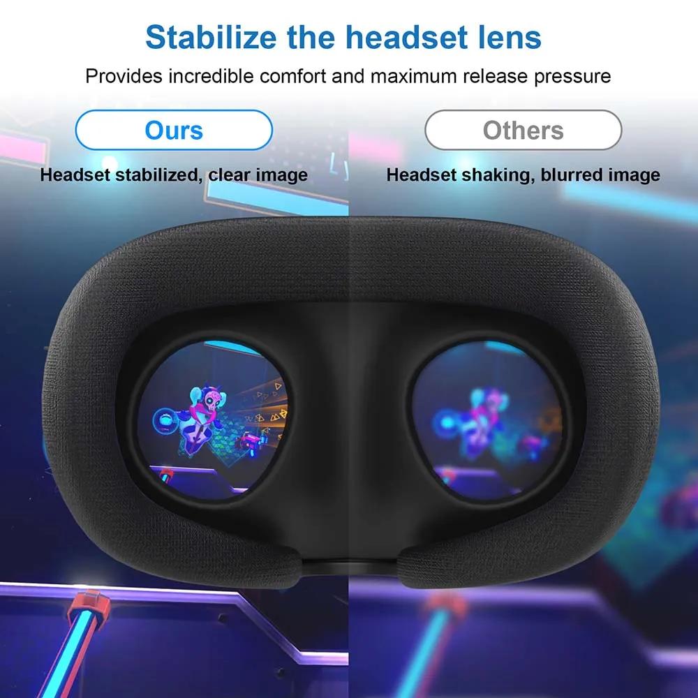 AMVR sangle de tête confortable pour Quest 3S/3 VR casque bandeau chapeaux sangle Elite légère