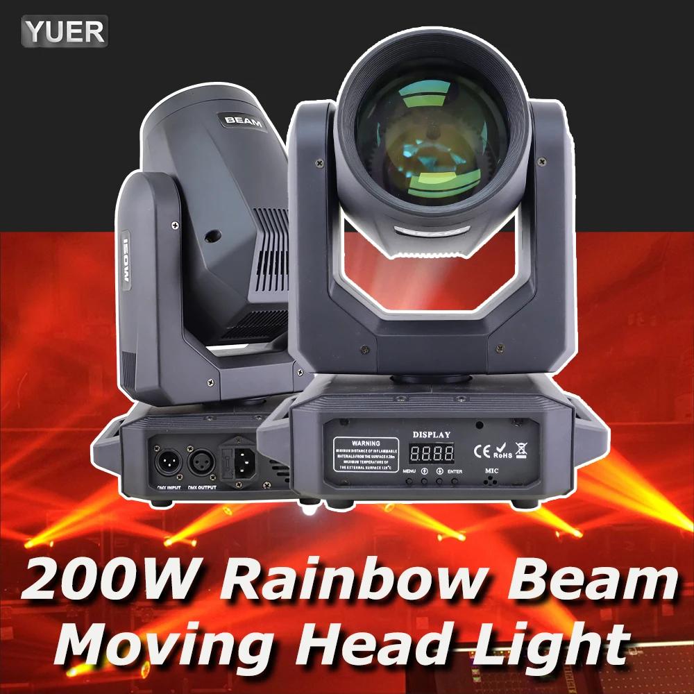 Lumière principale mobile LED 200W faisceau + Spot + 18 prismes rotatifs + arc-en-ciel 12 Gobo 8 eff