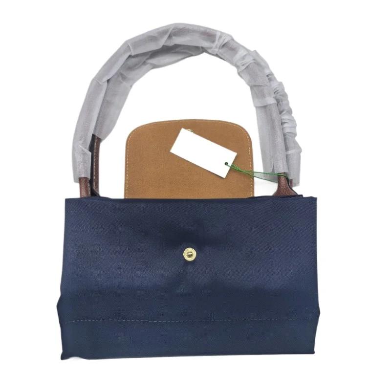 Sacs à main pliables en nylon Hobo classiques pour femme, sacs fourre-tout brodés, sacs à bandoulièr