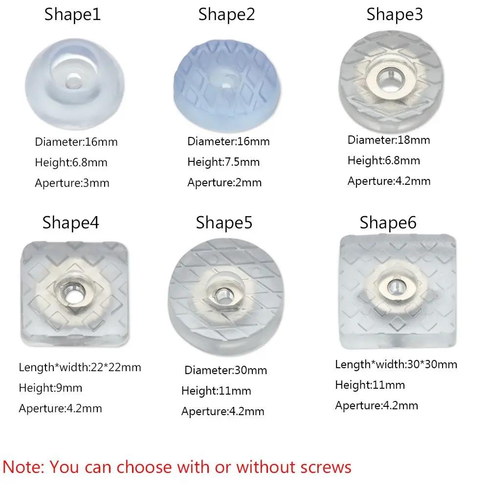 Couvre-Pieds de Table en Silicone Antidérapant, Anti-Bruit, Pièces de Meubles, 10 Pièces