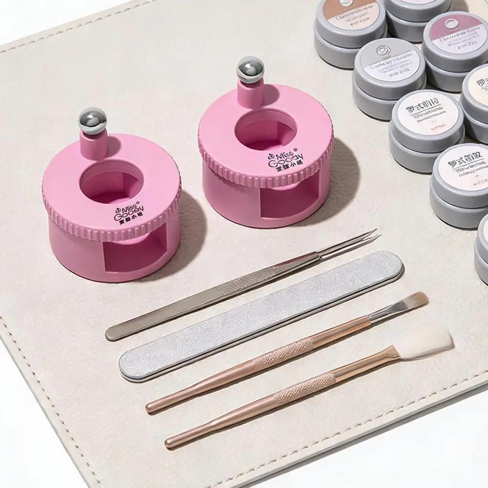 1PC Aimant rotatif pour ongles effet œil de chat, large, avec effet perles de verre, multifonctionne