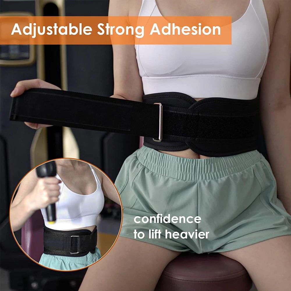 Ceinture de soutien de taille pour hommes, Support dorsal réglable pour Squat profond, haltère de po