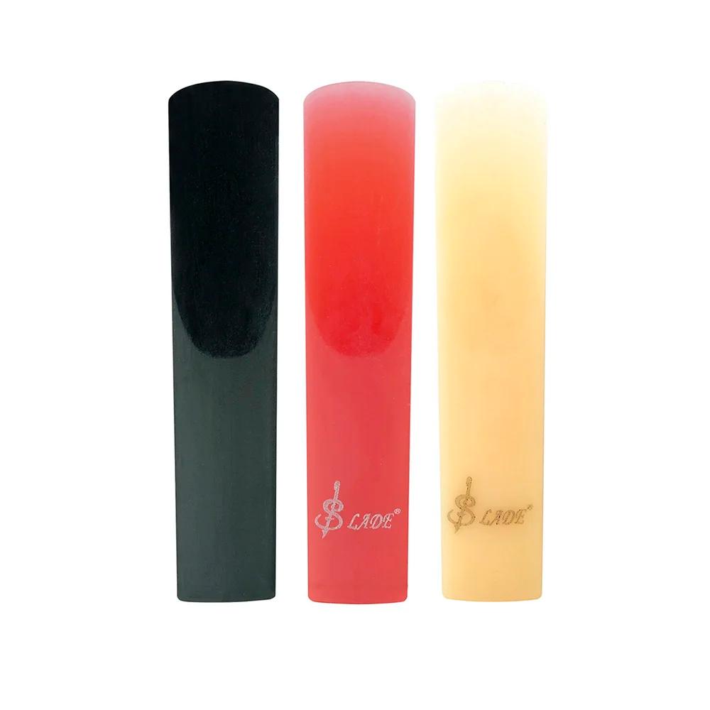 Pack de 3 anches de Saxophone Soprano/Alto/ténor, en résine pour clarinette, accessoires écologiques