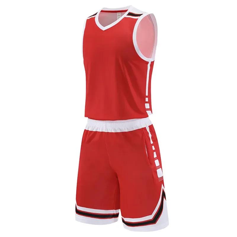 Ensemble basket 2 pièces sportif - Chemise course et short tennis respirant grande taille fitness