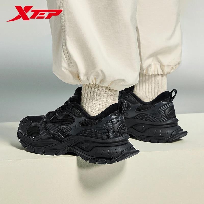 Chaussures décontractées Xtep hommes hiver confort soutien hauteur augmentant rétro sport