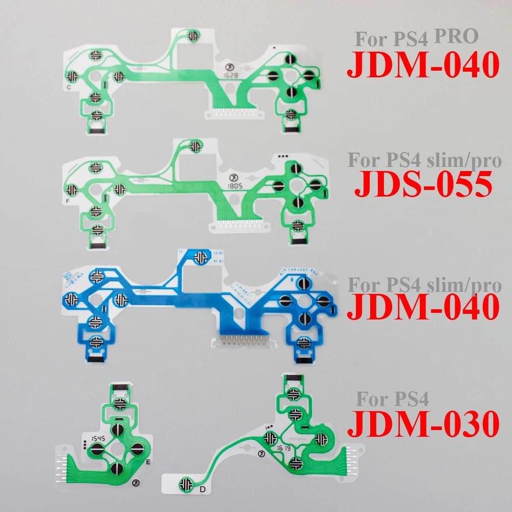 10 pièces pour réparation Ps4 Ps5 Jdm 030 040 050 contrôleur Film conducteur clavier câble flexible