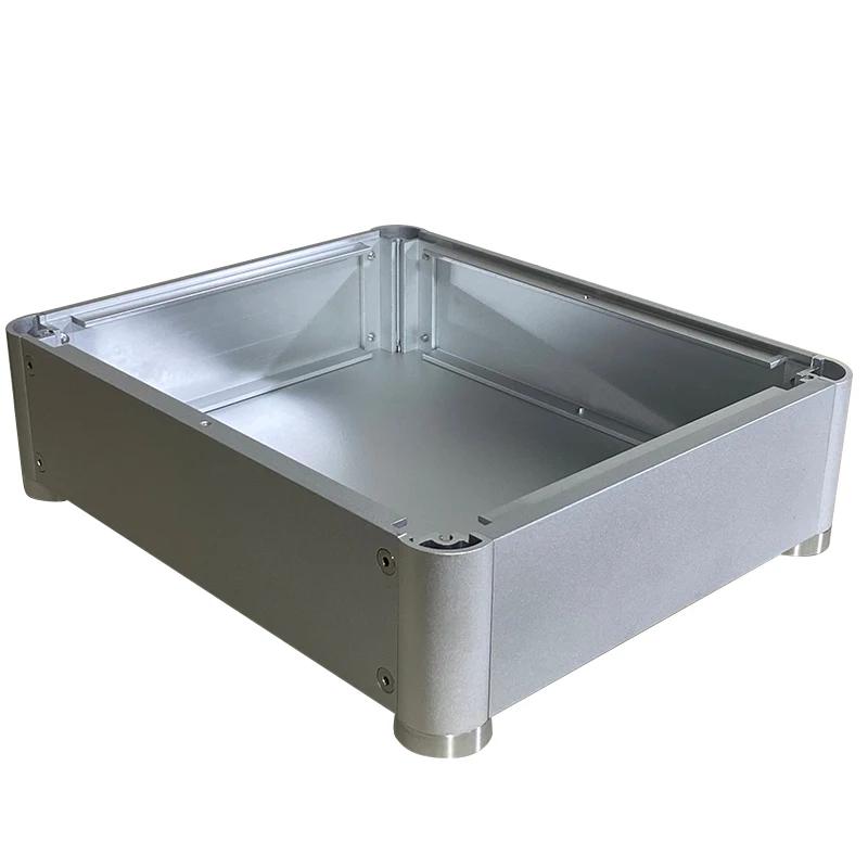 Châssis de préamplificateur Audio DAC tout en aluminium, 210x76x250mm