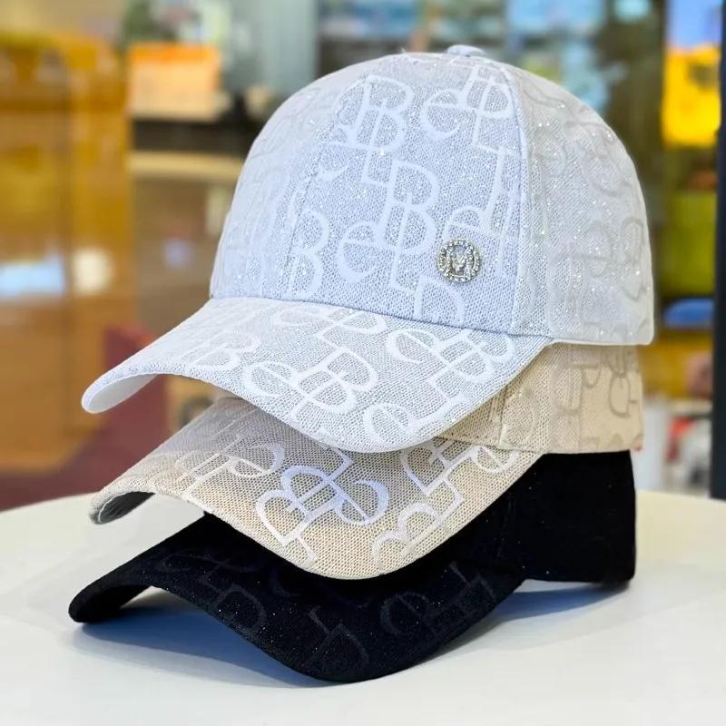 Casquette de baseball unisexe réglable tendance avec logo rond, idéale pour toutes les saisons (prin