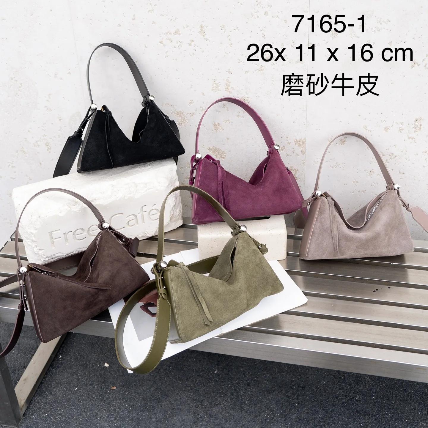 Nouveau sac de luxe de créateur de niche, sac à bandoulière et porté épaule pour femme, en cuir de v