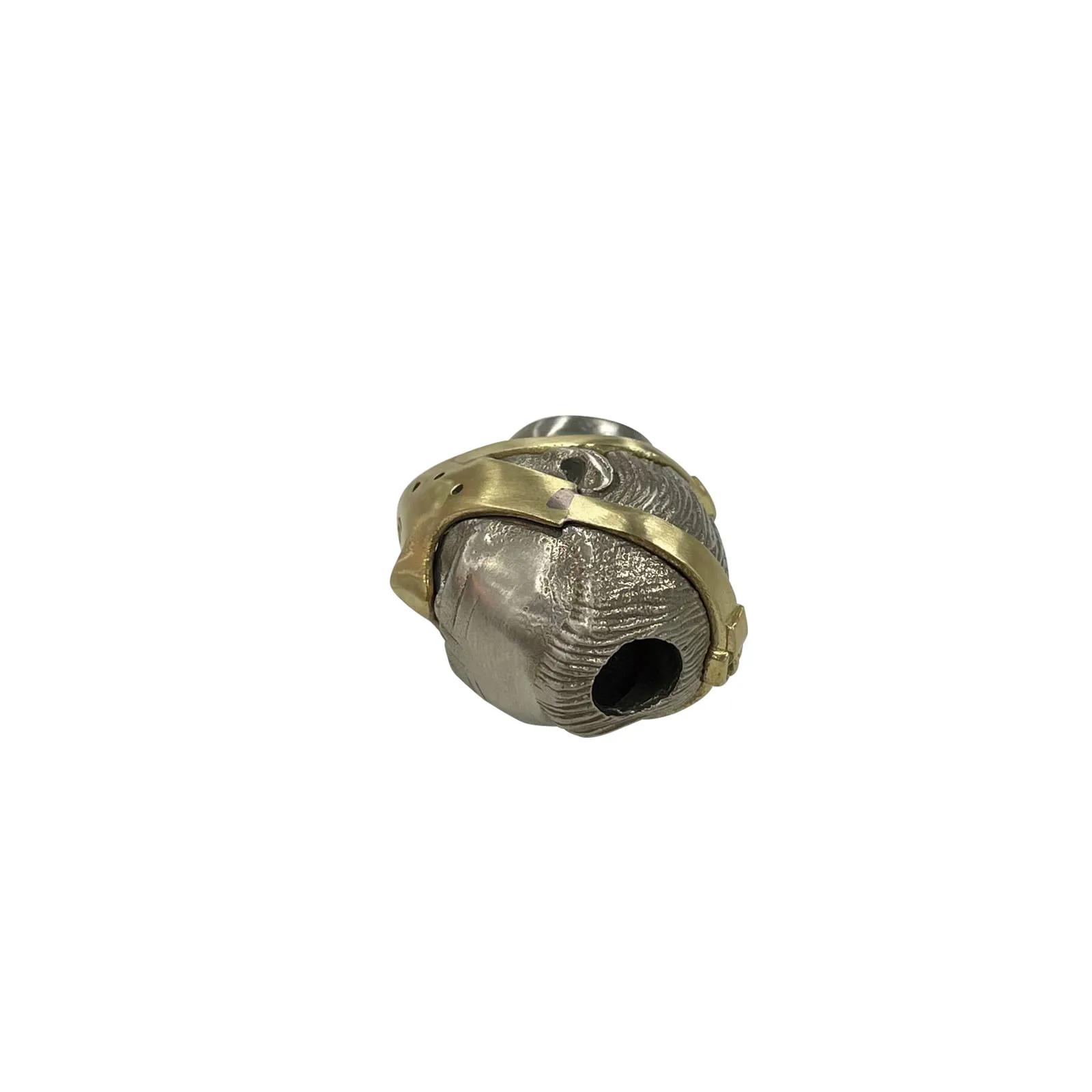 Lanière tissée de perles de couteau de figurines de Hannib en laiton, porte-clés de bricolage, pende