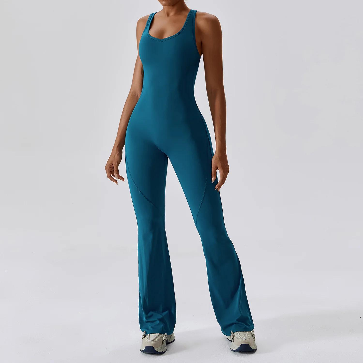Femmes formation Yoga costume vêtements de sport ensemble de gymnastique femmes 1 pièces combinaison