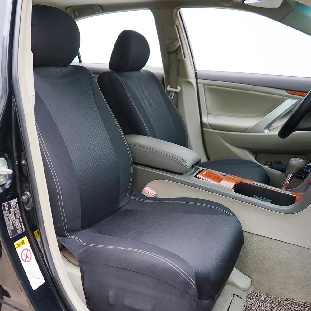 AUTOKING Housse de siège de voiture universelle unisexe en tissu maillé patchwork à carreaux en poly