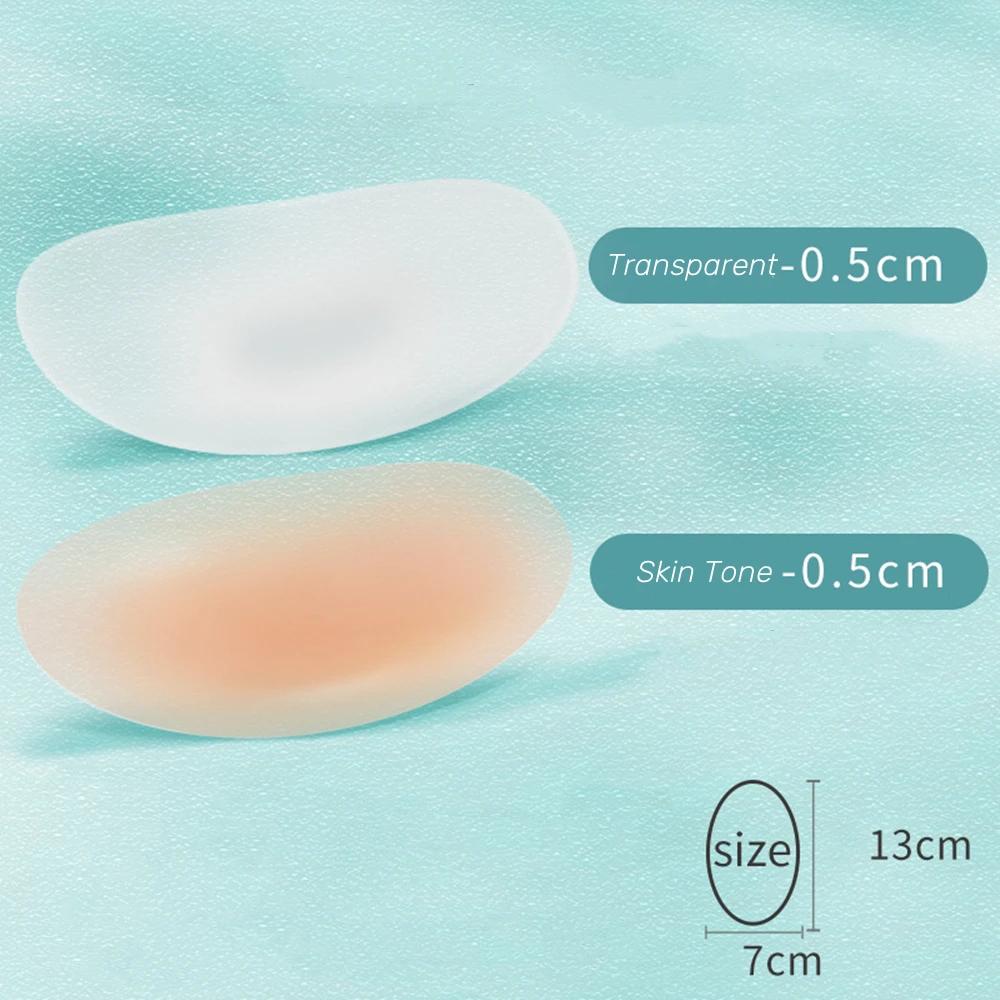 1 paire d'épaulettes antidérapantes en Silicone naturellement doux, rehausseur d'épaule Invisible, c