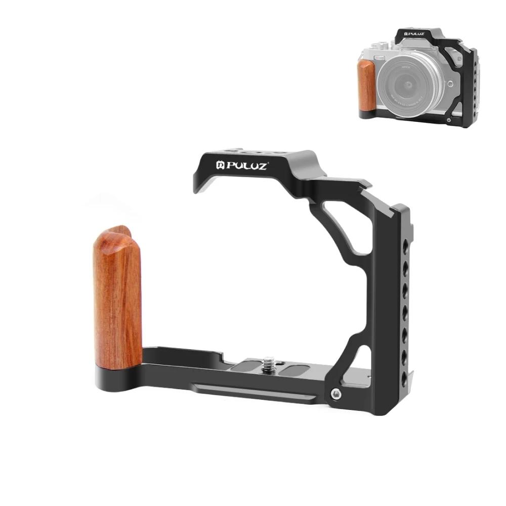 PULUZ-Caméra vidéo pour Nikon ZDavid, poignée en bois, stabilisateur en métal, en alliage d'aluminiu