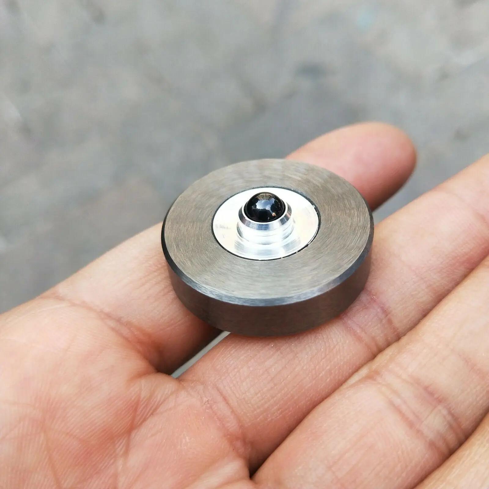 Toupie Gyroscope en Acier Tungstène à Manivelle Manuelle, Jouet de Collection, Spinner, Jouet de Déc