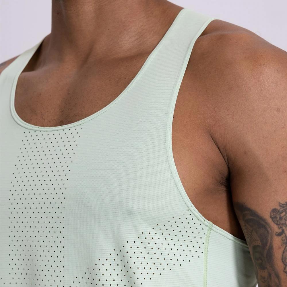 Débardeur d'athlétisme pour hommes et femmes, gilet de course, chemises de sport de vitesse, Fitness