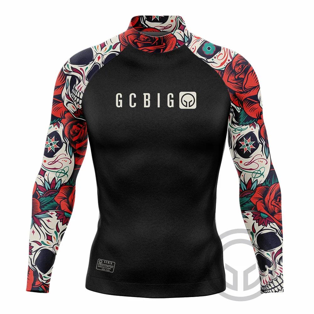 Maillot de bain manches longues homme - Rash guard surf natation protection UV été