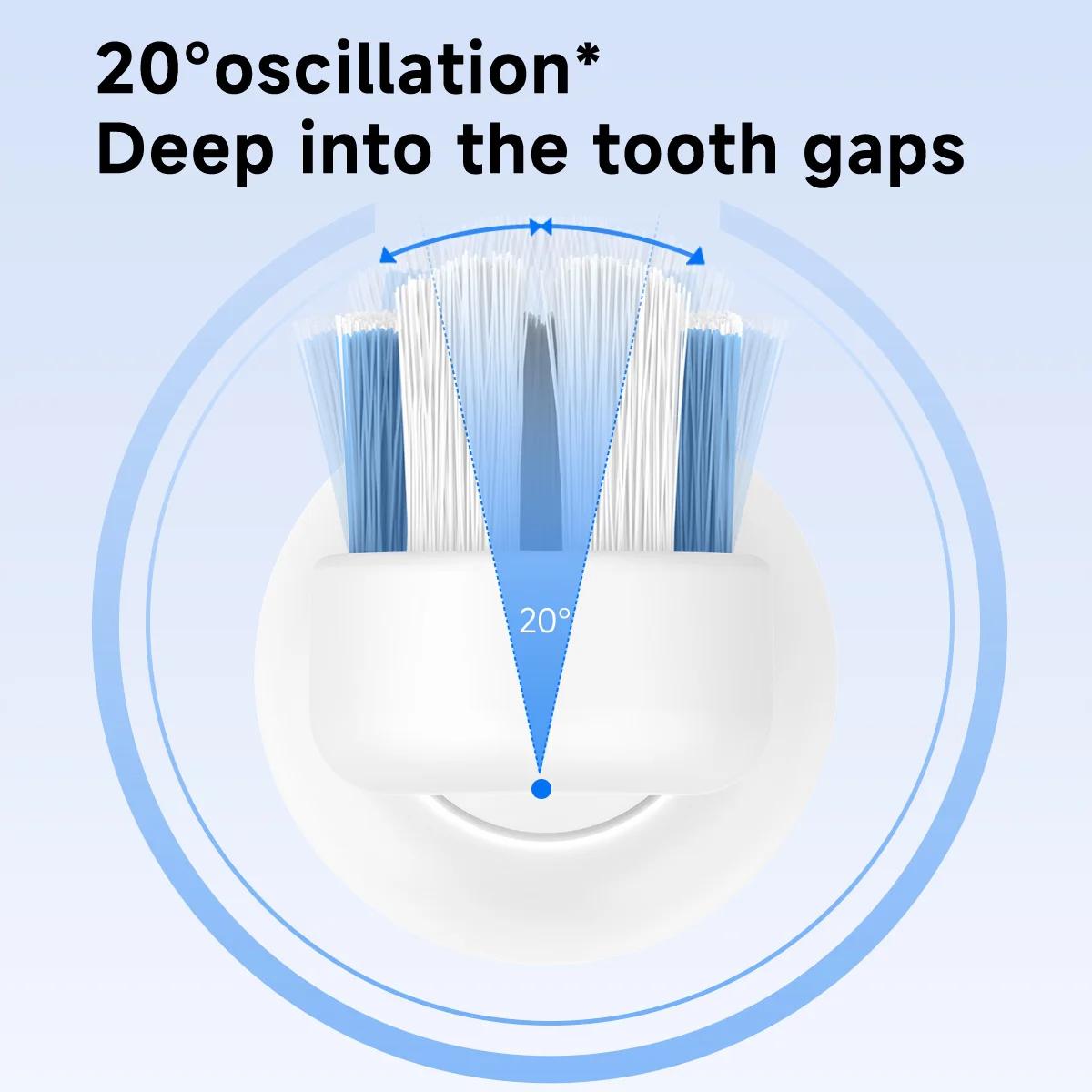 DOCOLAB brosse à dents électrique brosse à vibration sonique Mode 3 vitesses USB charge IPX7 étanche