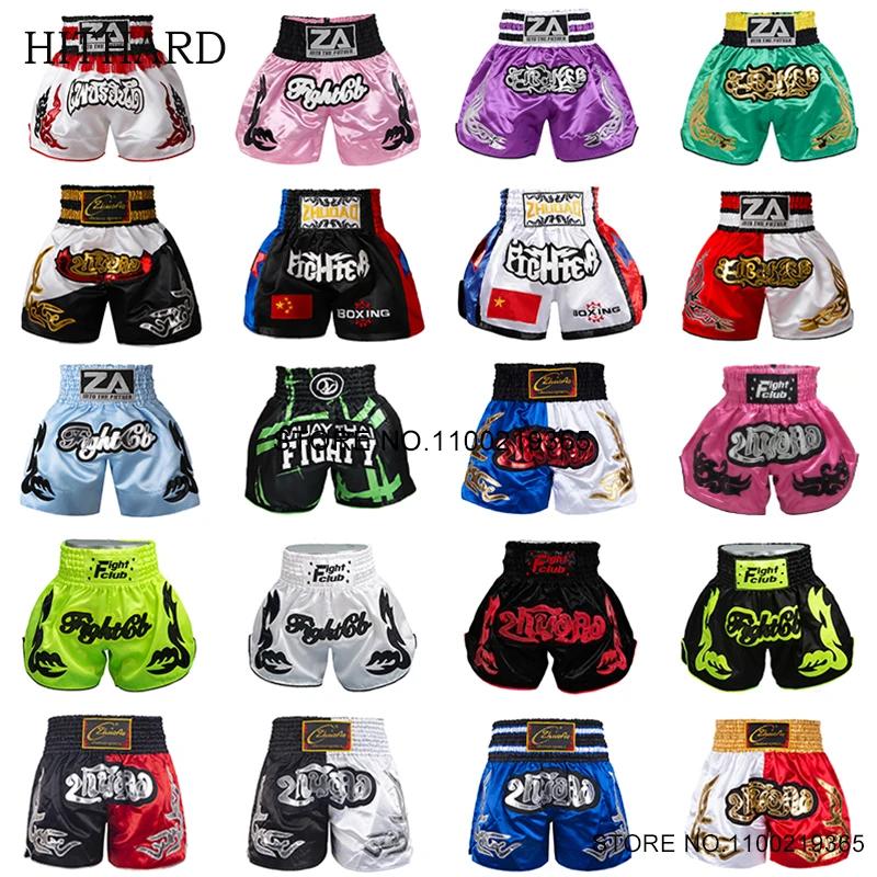 Muay Thai Shorts 2025 nouveau short de Kick Boxing hommes femmes enfants rétro Arts martiaux Thaibox