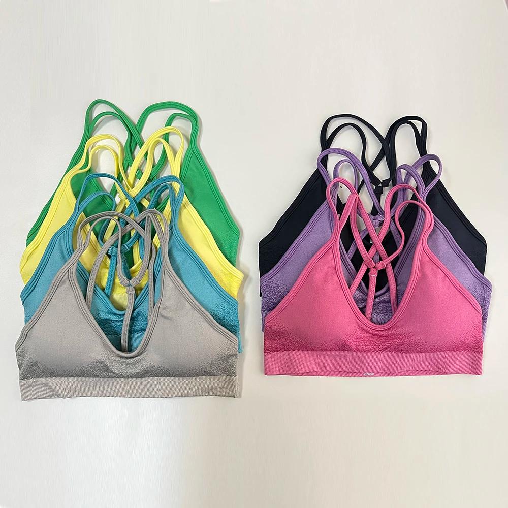 Ignite Cross Back Soutien-gorge de sport Femmes Soutien-gorge de yoga rembourré Halter Fitness Gym H