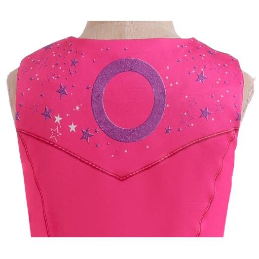 Costume de cow-girl pour filles, inspiré des héros de films, doux et mignon, pour carnaval, rose, ve