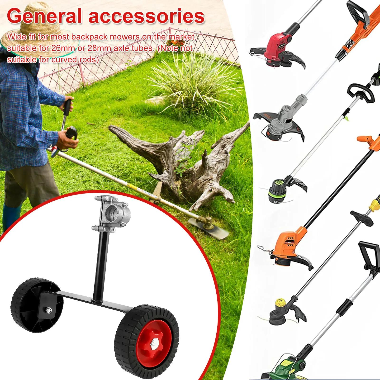 Roue de Support de tondeuse à gazon réglable, roues auxiliaires pour tondeuse à gazon de jardin, acc