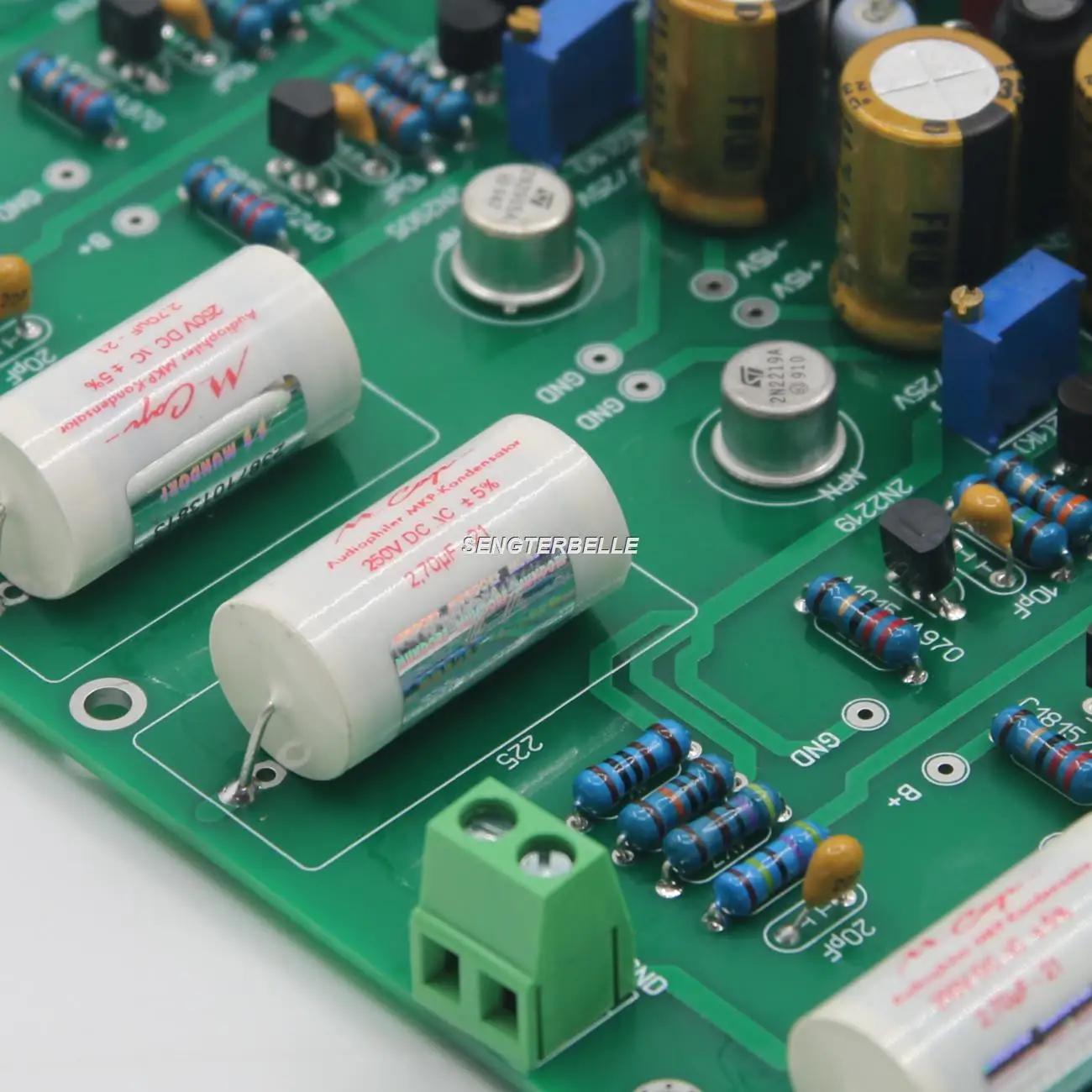 Kit de carte de préamplificateur stéréo de classe A, mise à niveau HiFi, sceau doré, base de carte d