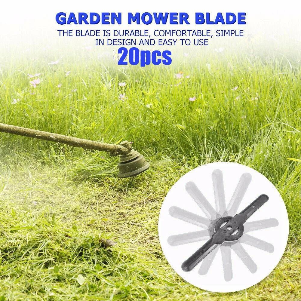 Lames de coupe en plastique pour coupe gazon électrique sans fil, outil de coupe-herbe, outil de jar