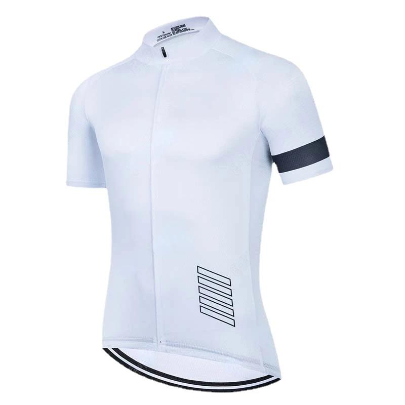 Vêtements de cyclisme blancs, vêtements de vélo de montagne, séchage rapide, manches courtes, vêteme