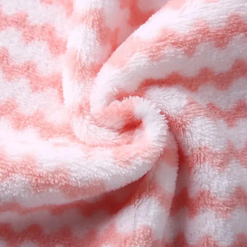 Lingettes de cuisine en velours de corail, 20 pièces, Design ondulé, lingettes absorbantes épaisses