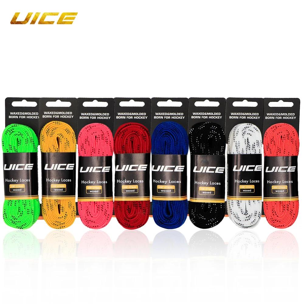 Lacets de patins à glace UICE 84/96/108/120 pouces, lacets de chaussures de hockey, double couche tr