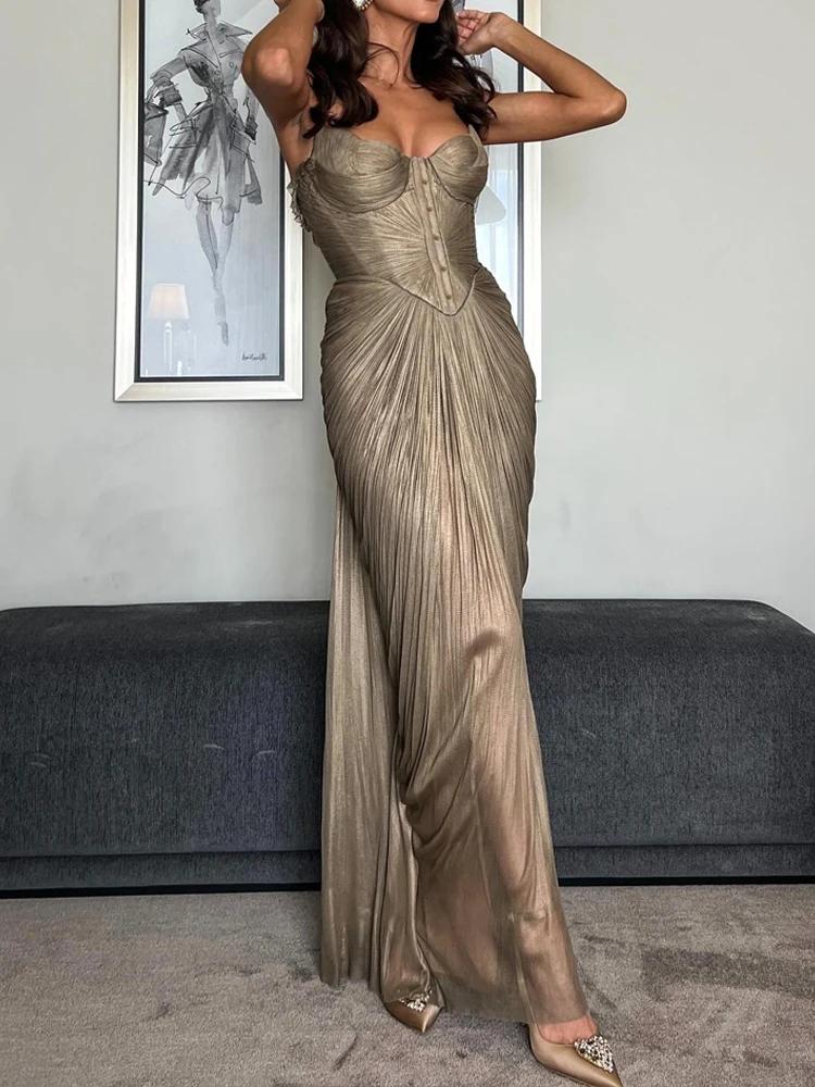 Robe portefeuille Sexy pour femmes, taille haute, robe de Banquet, décontractée, creuse, sans manche