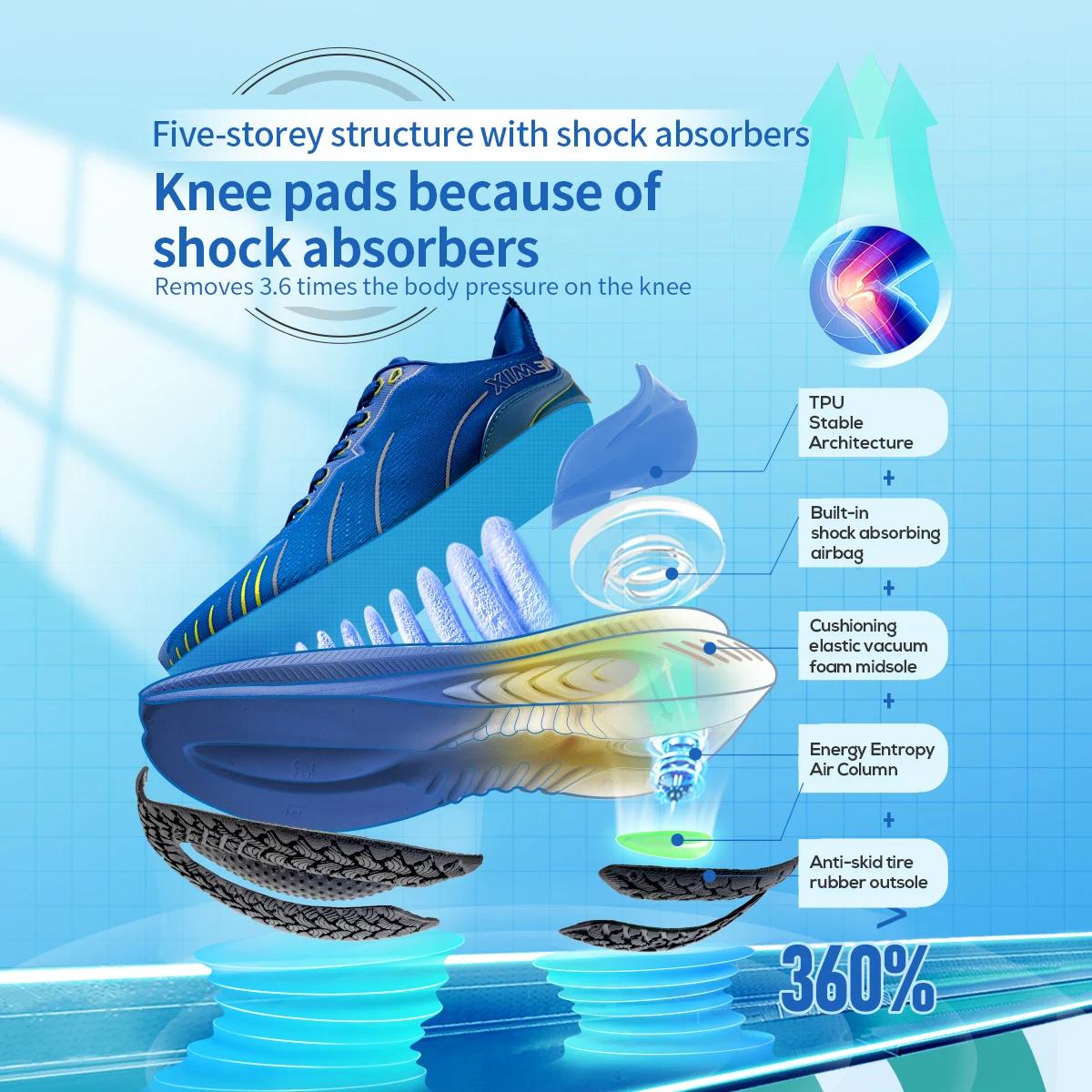 Chaussures de course homme ONEMIX : amorti antidérapant ultra-léger pour running et fitness extérieur