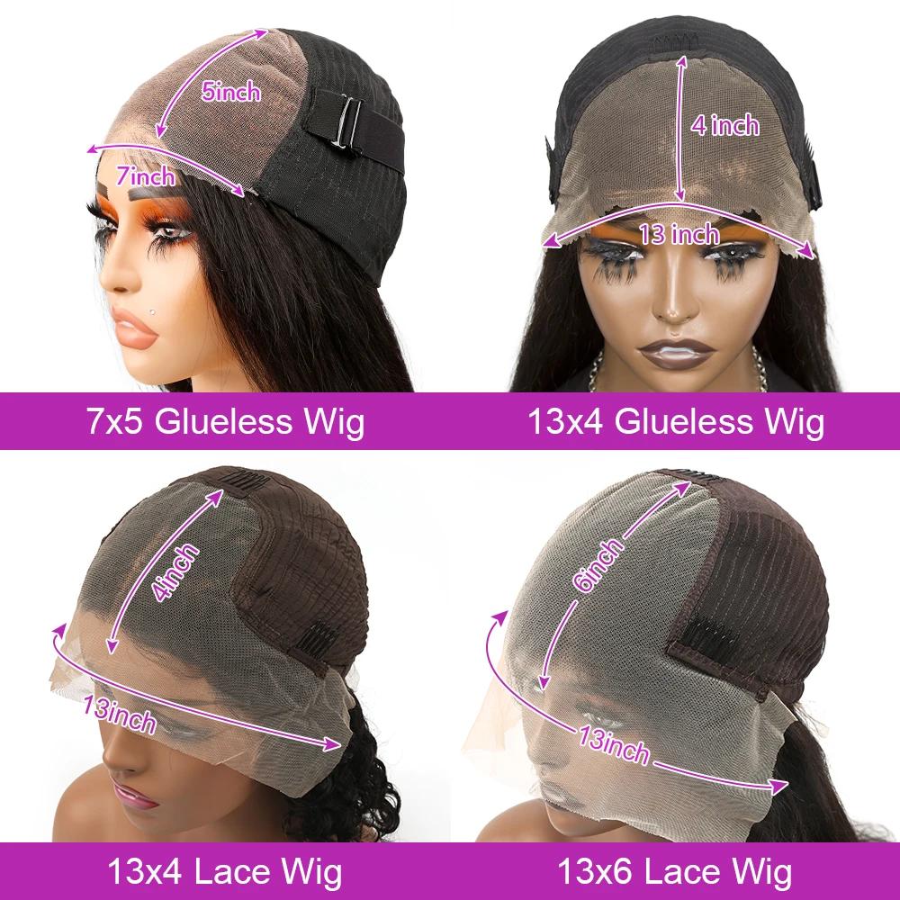 250% de densité 13x4 13x6 HD dentelle avant cheveux humains perruques pour les femmes Perruques brés